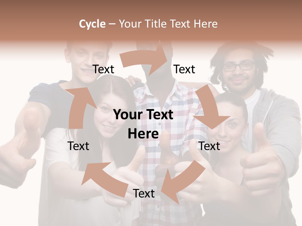 Friendly Team PowerPoint Template
