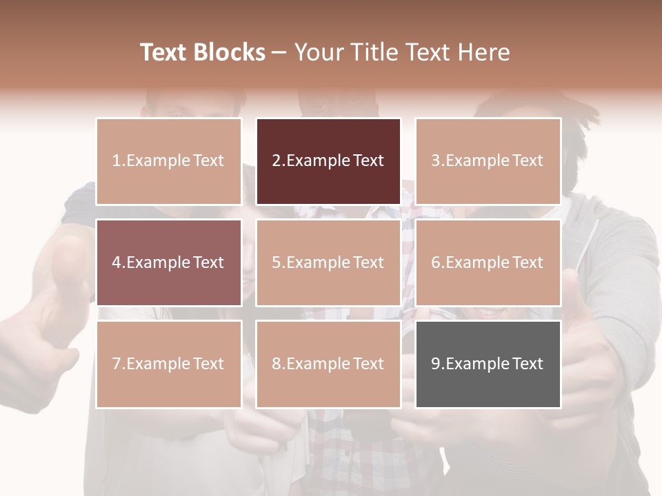 Friendly Team PowerPoint Template