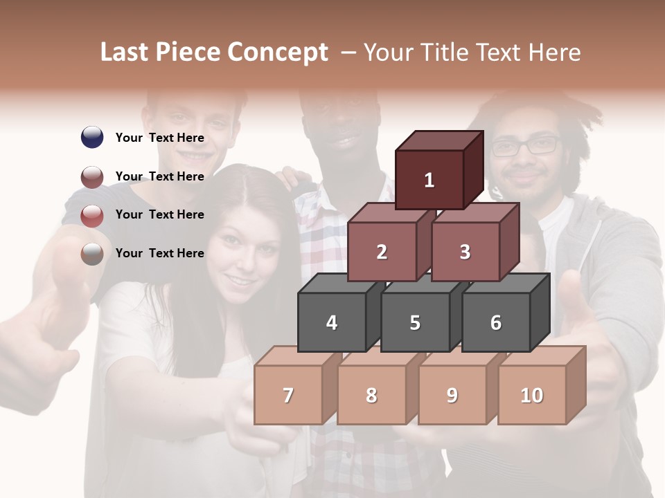 Friendly Team PowerPoint Template