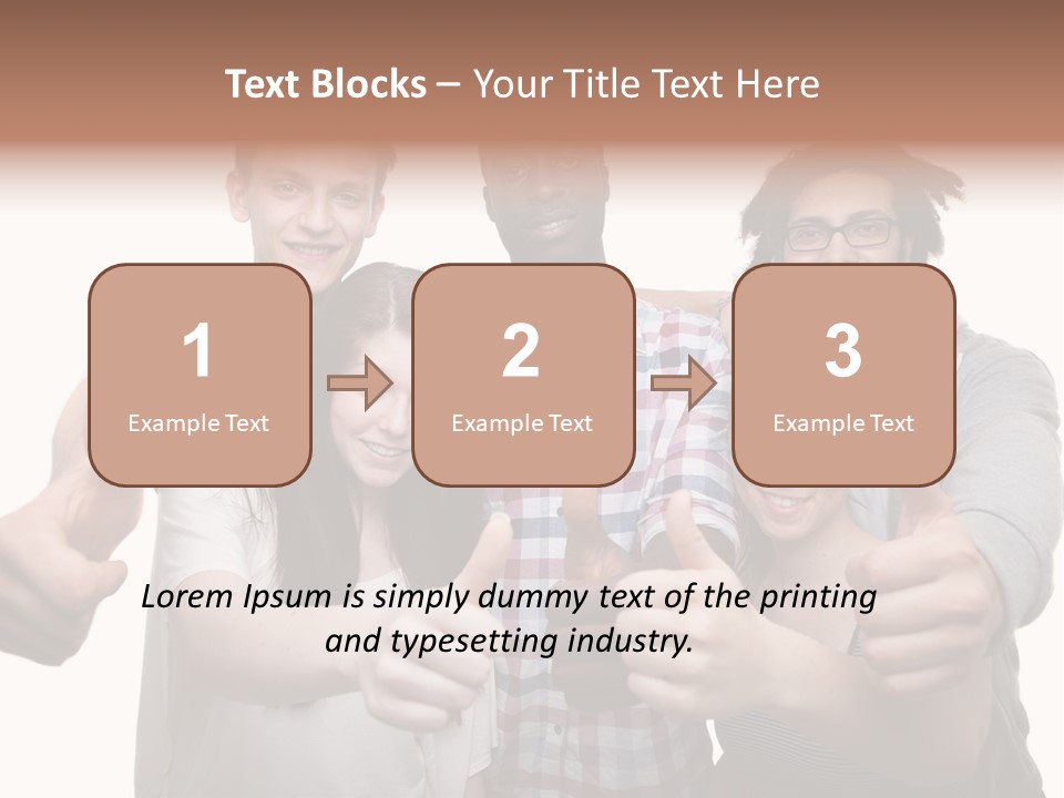 Friendly Team PowerPoint Template