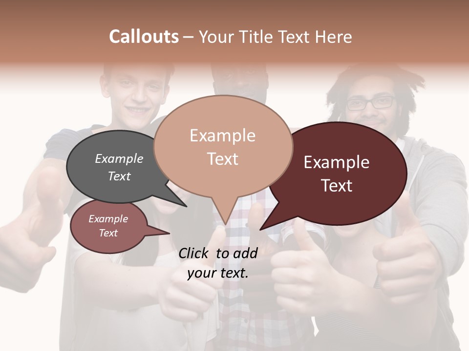 Friendly Team PowerPoint Template