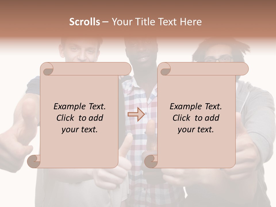 Friendly Team PowerPoint Template