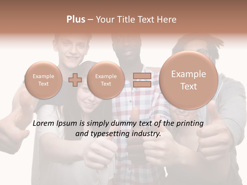 Friendly Team PowerPoint Template