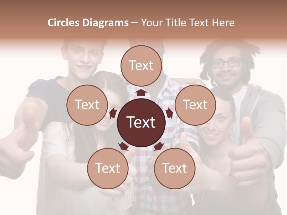 Friendly Team PowerPoint Template