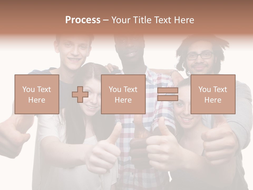 Friendly Team PowerPoint Template