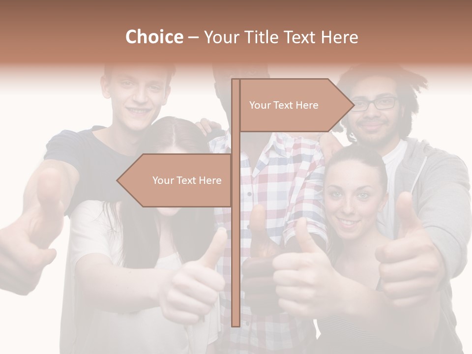 Friendly Team PowerPoint Template