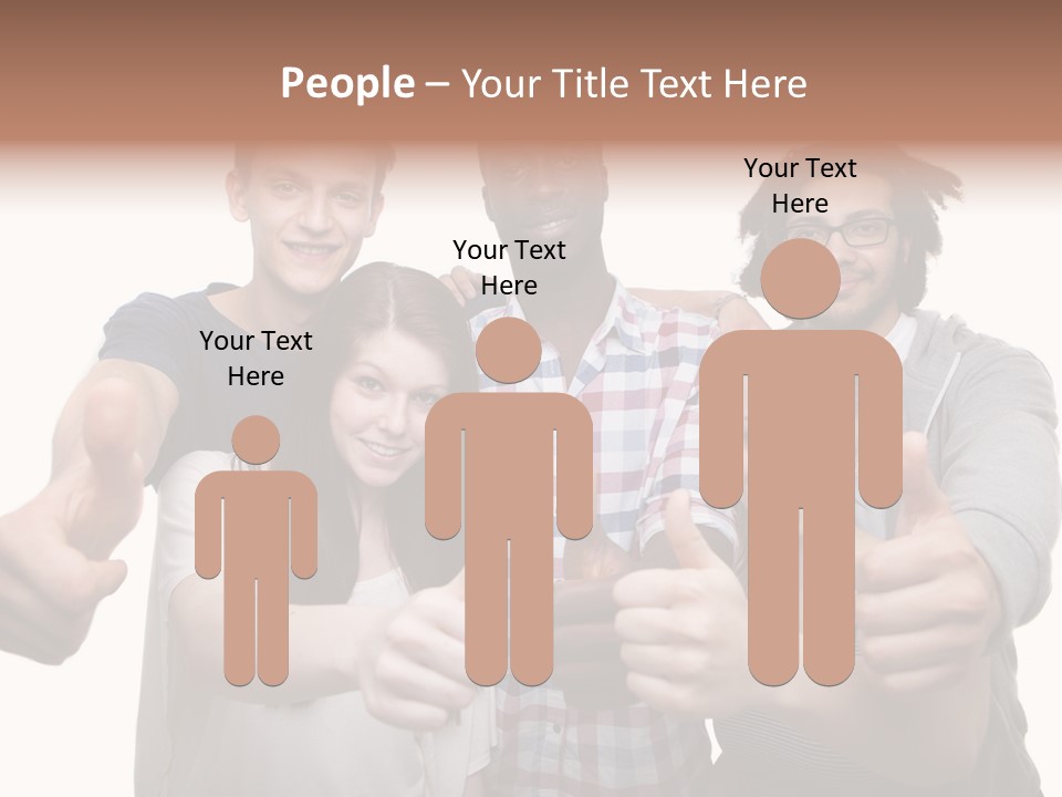 Friendly Team PowerPoint Template
