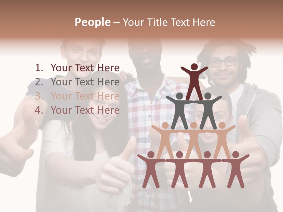 Friendly Team PowerPoint Template