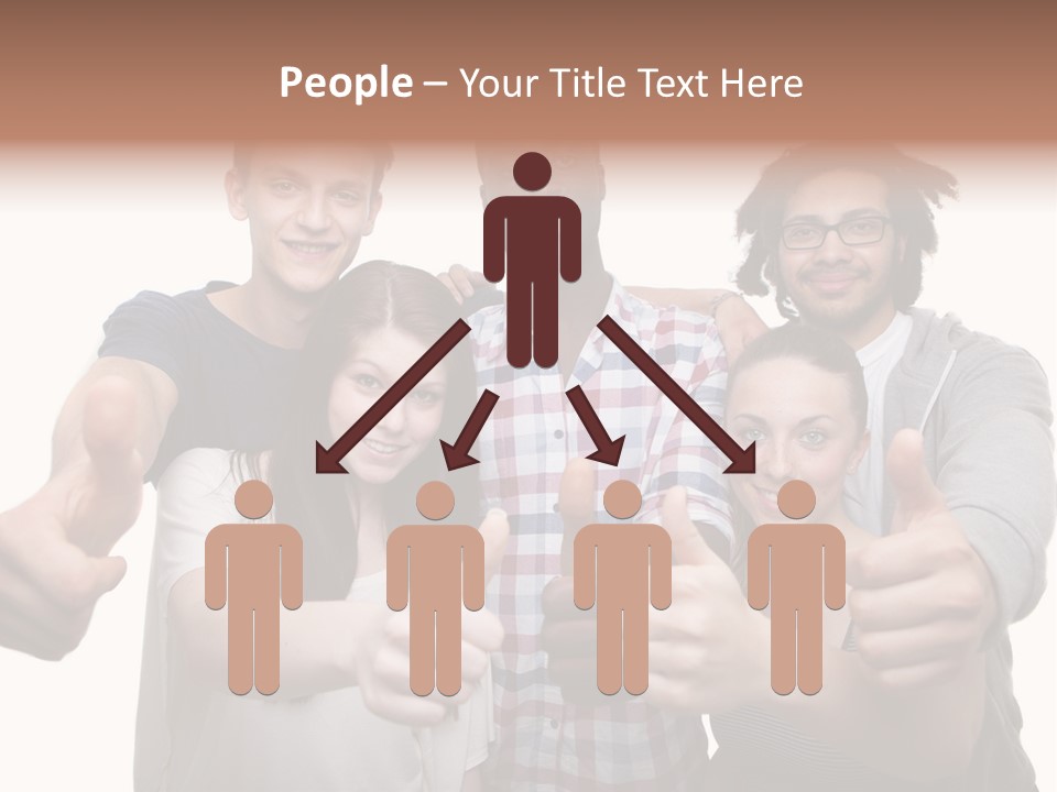 Friendly Team PowerPoint Template