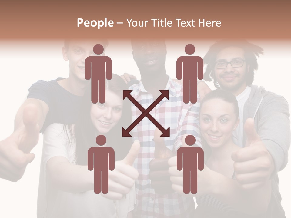 Friendly Team PowerPoint Template
