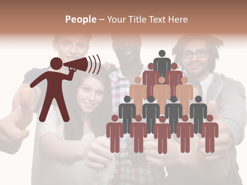 Friendly Team PowerPoint Template