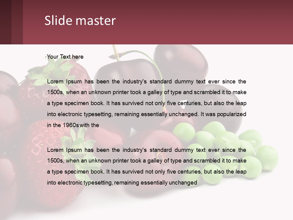 Fruits PowerPoint Template
