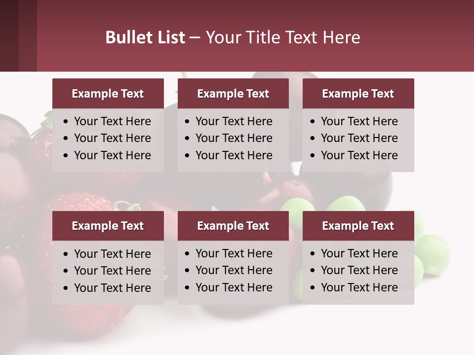 Fruits PowerPoint Template
