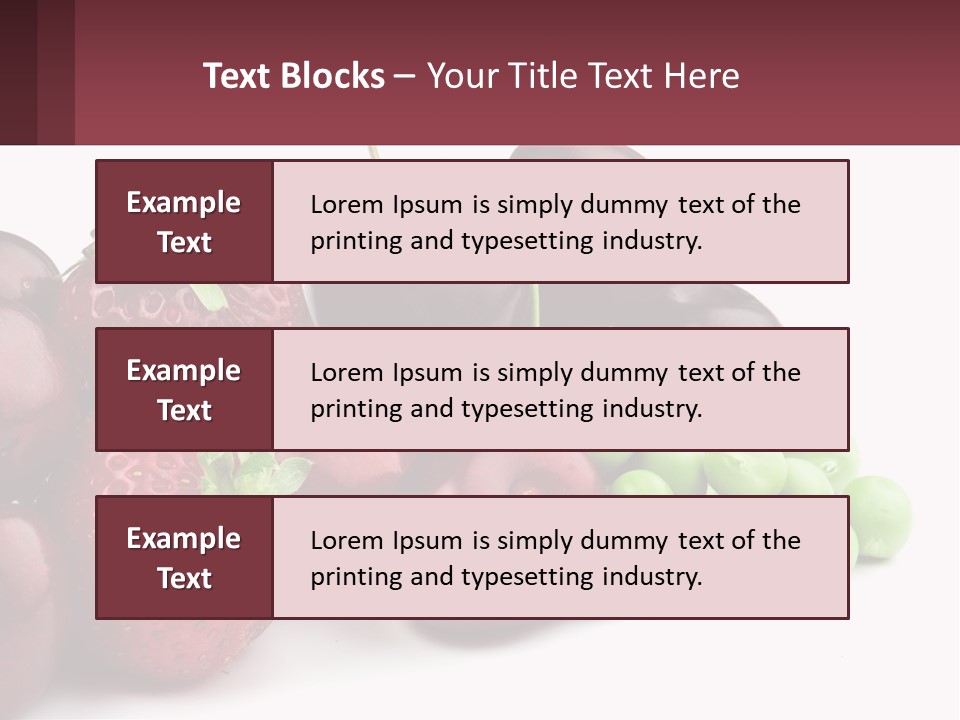 Fruits PowerPoint Template