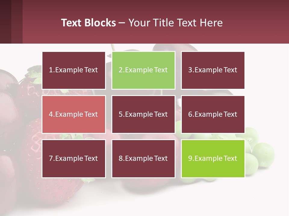 Fruits PowerPoint Template