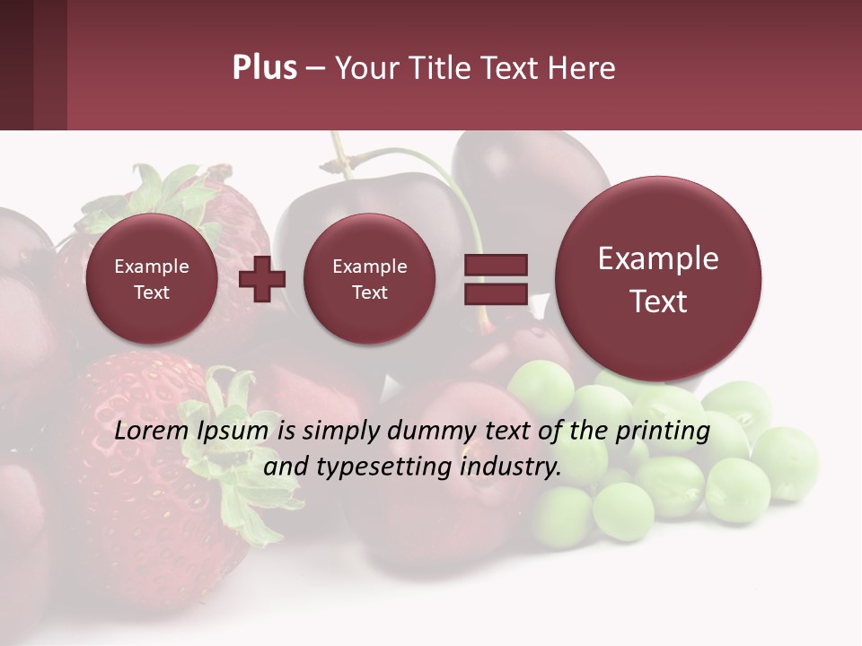 Fruits PowerPoint Template