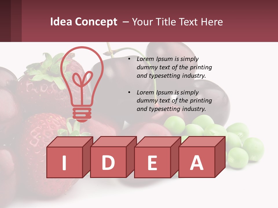 Fruits PowerPoint Template