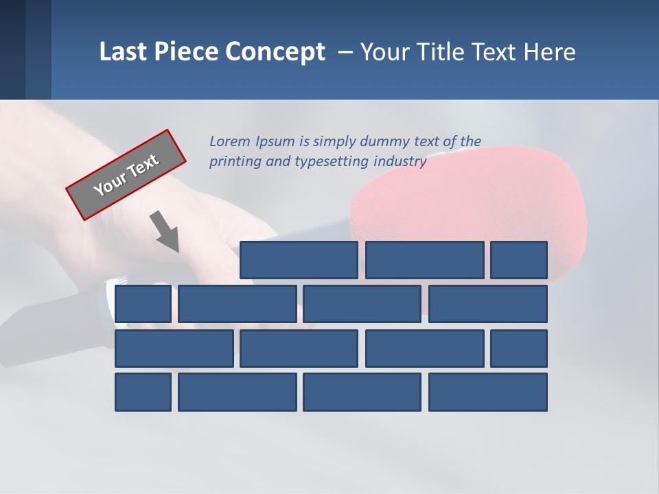 Microphone Of Journalists PowerPoint Template
