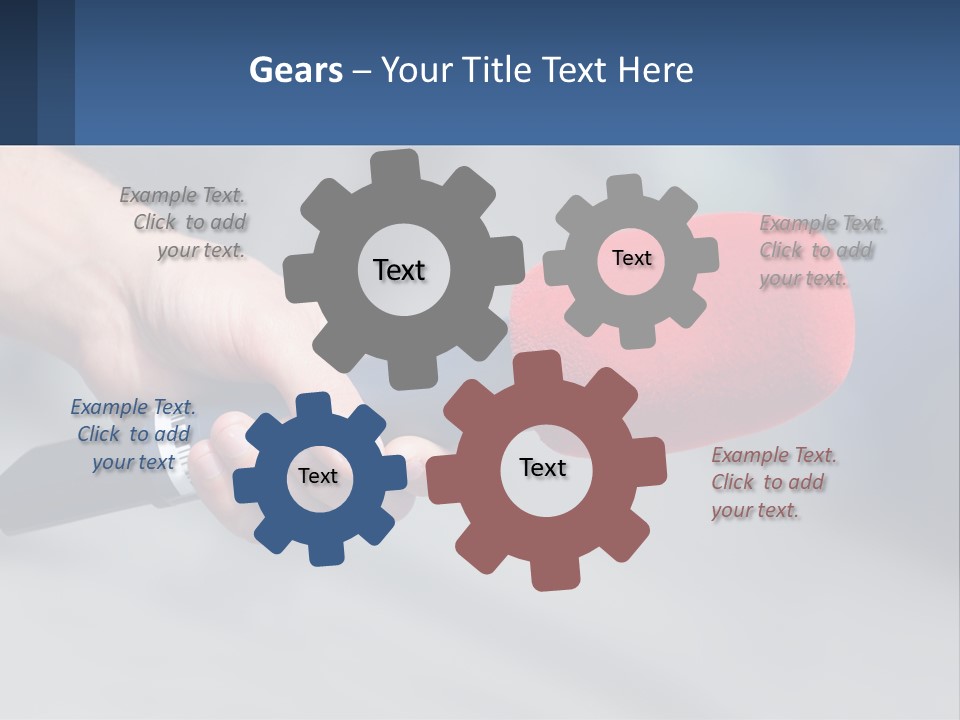 Microphone Of Journalists PowerPoint Template