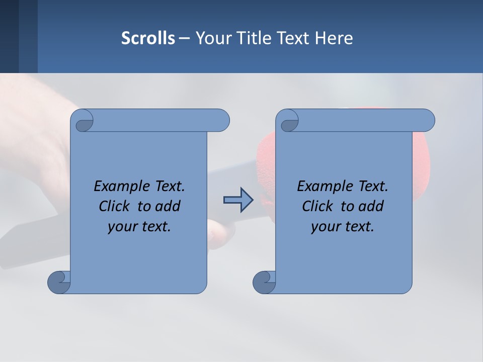 Microphone Of Journalists PowerPoint Template