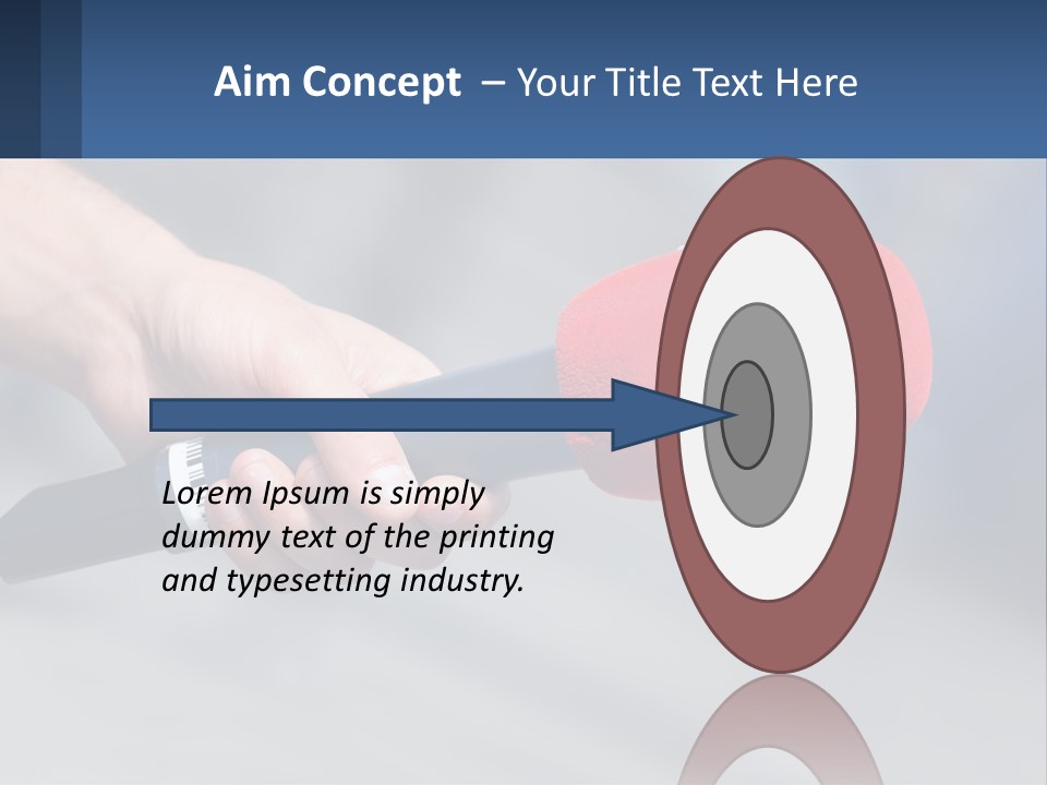 Microphone Of Journalists PowerPoint Template