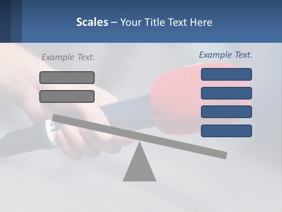 Microphone Of Journalists PowerPoint Template