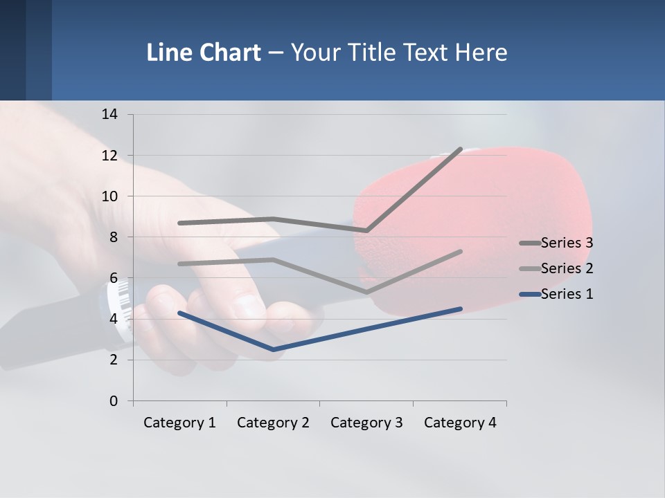 Microphone Of Journalists PowerPoint Template
