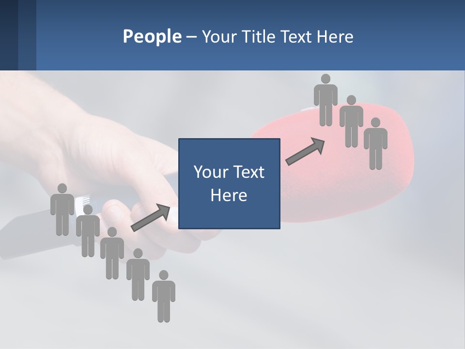 Microphone Of Journalists PowerPoint Template