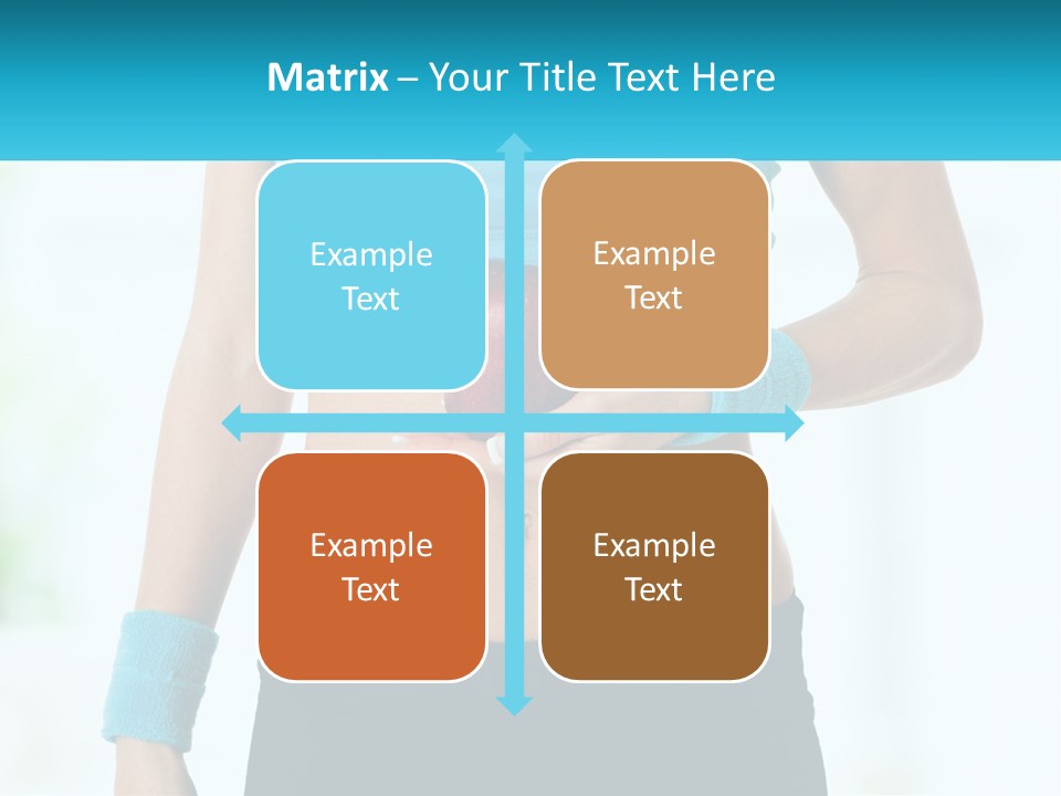 Fitness And Apple PowerPoint Template