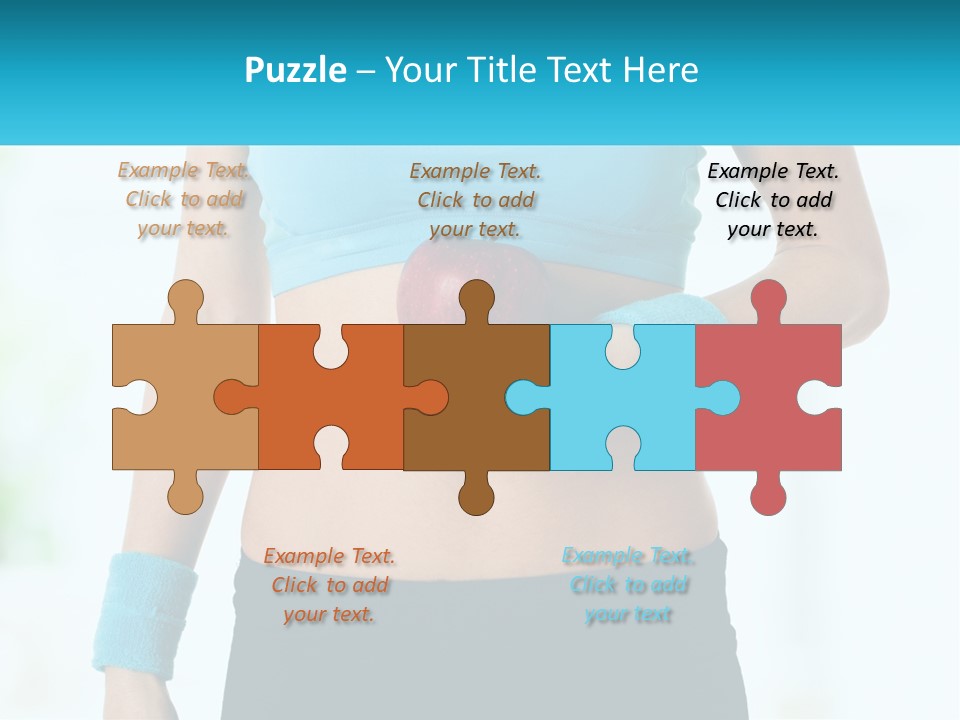 Fitness And Apple PowerPoint Template