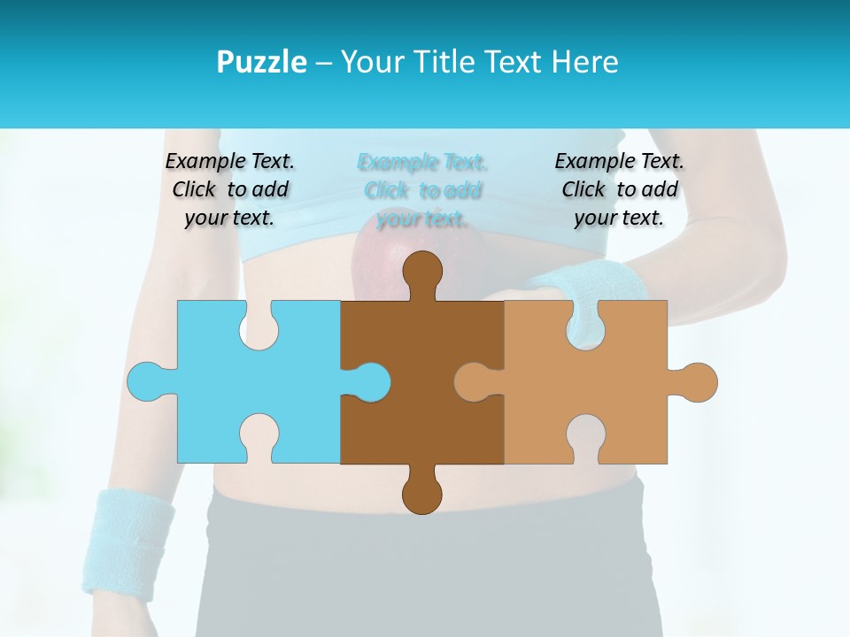 Fitness And Apple PowerPoint Template