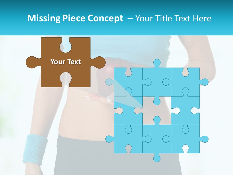 Fitness And Apple PowerPoint Template