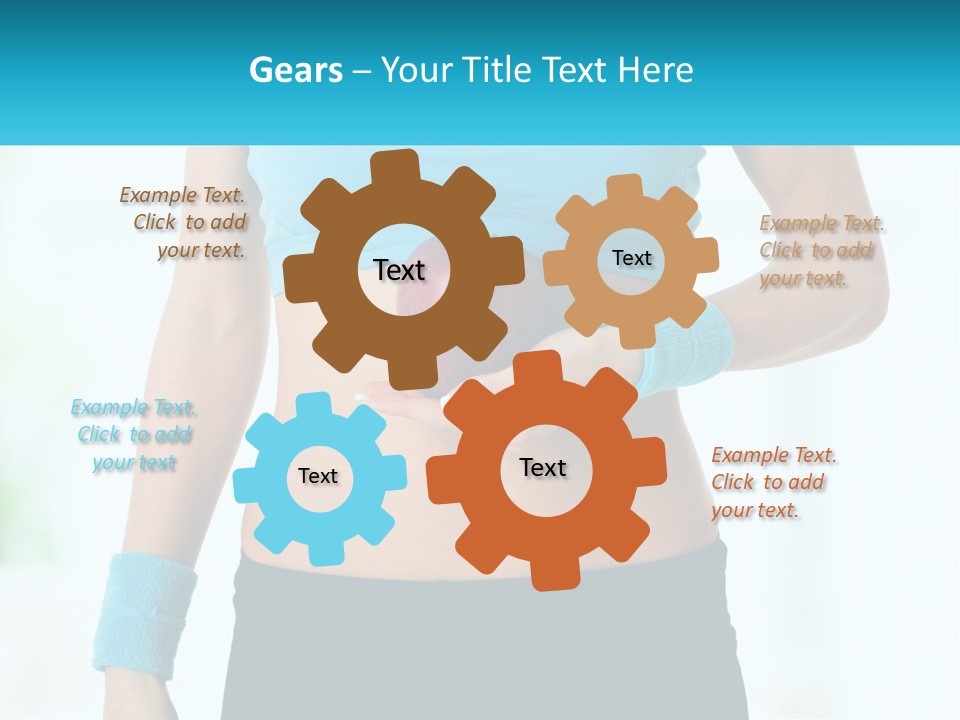 Fitness And Apple PowerPoint Template