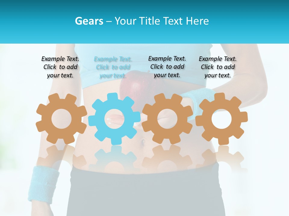 Fitness And Apple PowerPoint Template