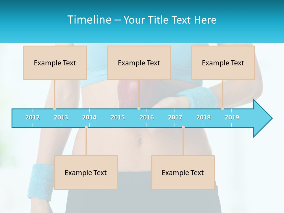 Fitness And Apple PowerPoint Template