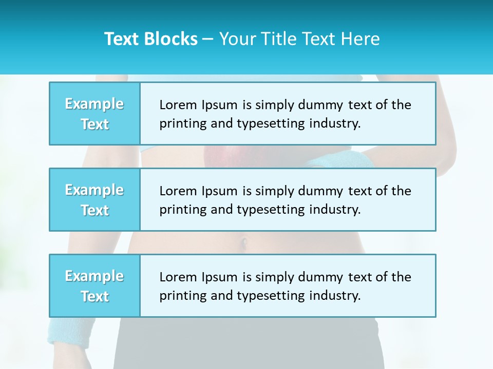 Fitness And Apple PowerPoint Template