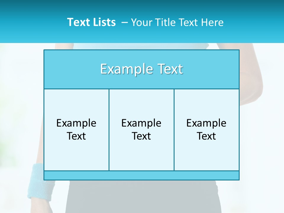 Fitness And Apple PowerPoint Template
