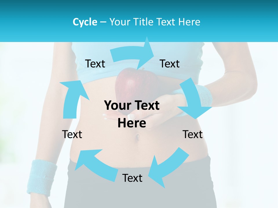 Fitness And Apple PowerPoint Template