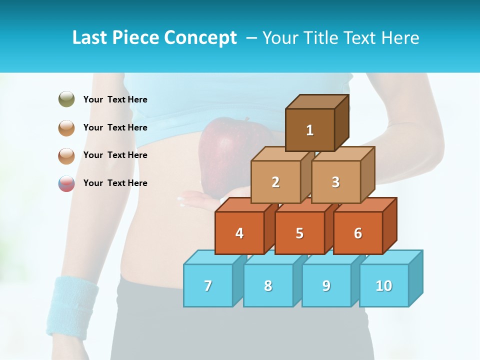 Fitness And Apple PowerPoint Template