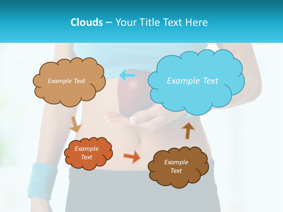 Fitness And Apple PowerPoint Template