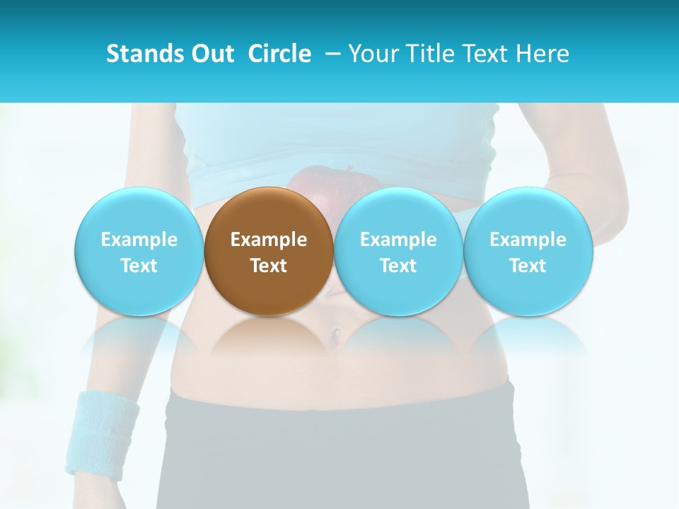 Fitness And Apple PowerPoint Template