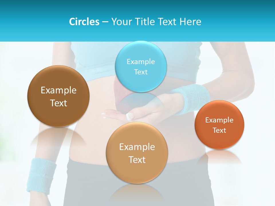 Fitness And Apple PowerPoint Template