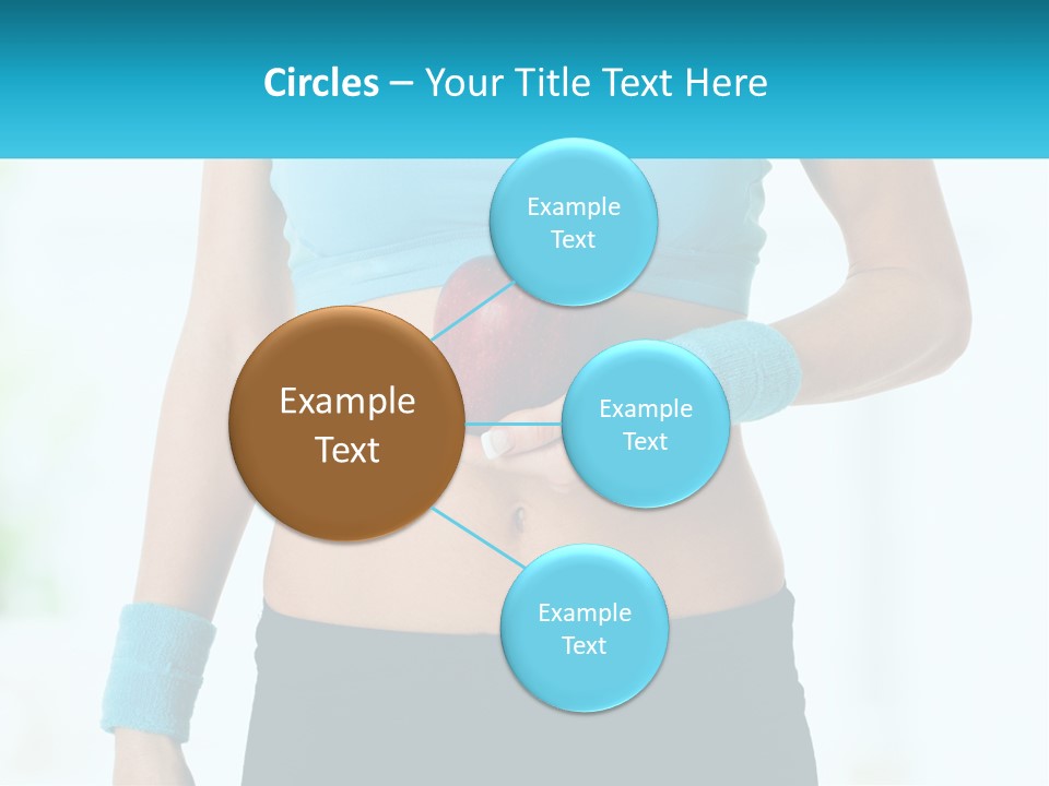 Fitness And Apple PowerPoint Template