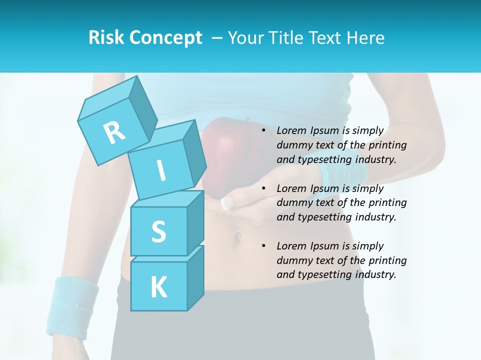 Fitness And Apple PowerPoint Template