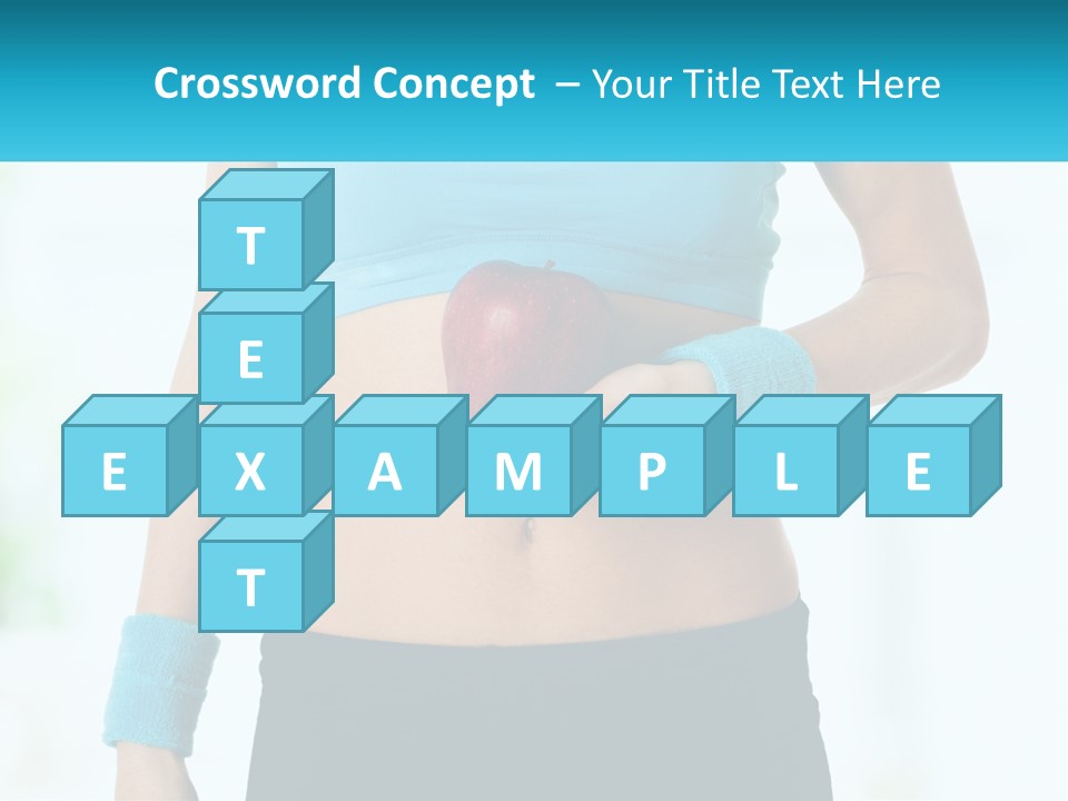 Fitness And Apple PowerPoint Template