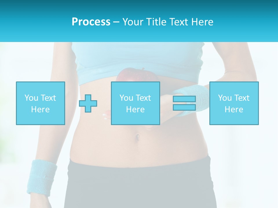 Fitness And Apple PowerPoint Template