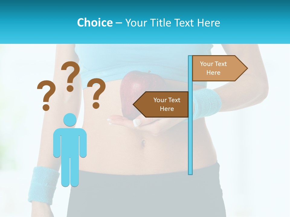 Fitness And Apple PowerPoint Template