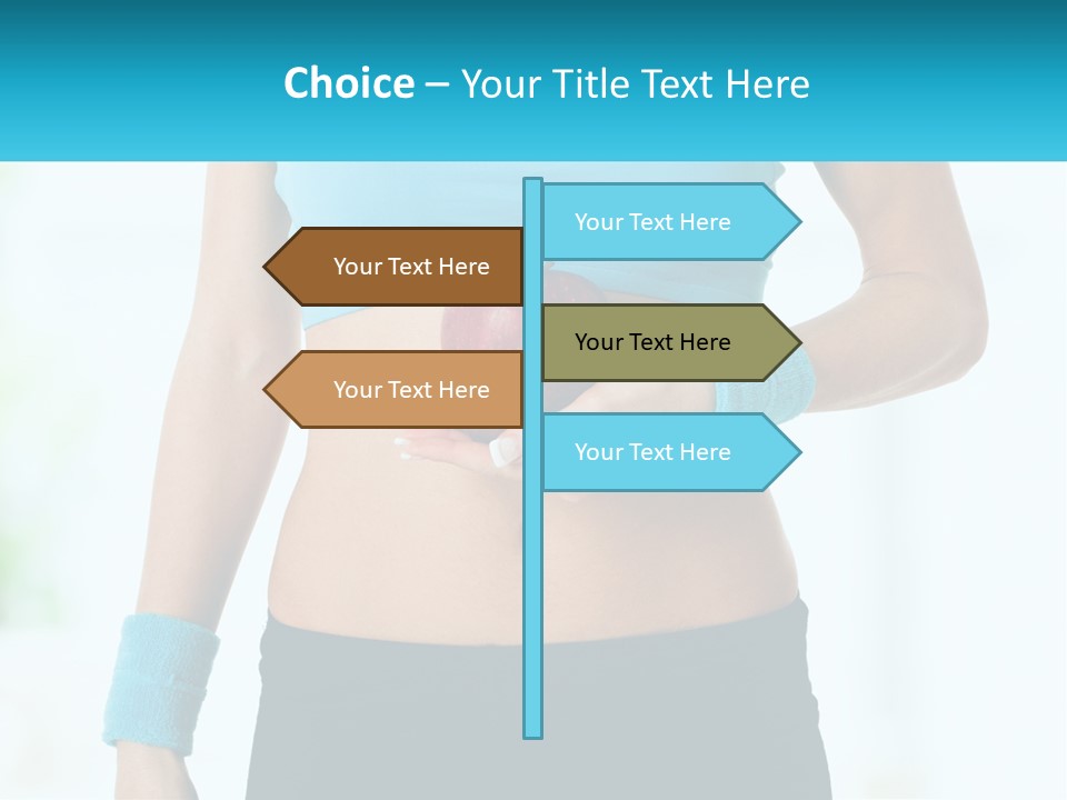 Fitness And Apple PowerPoint Template