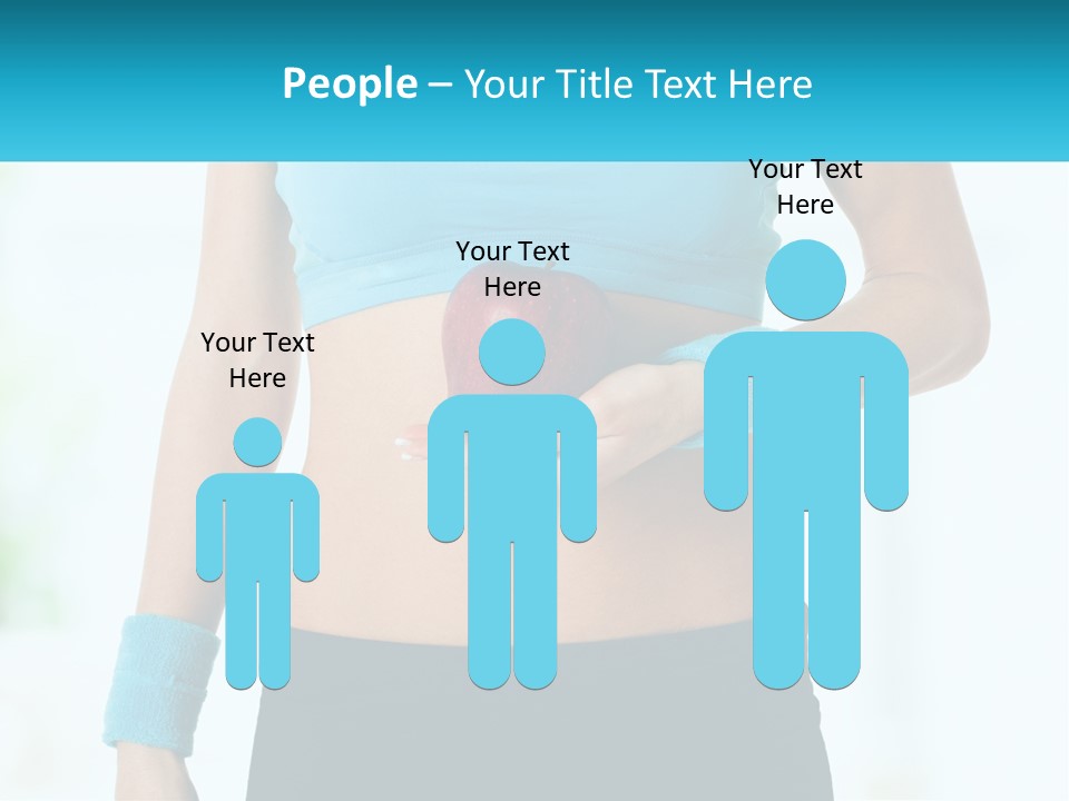 Fitness And Apple PowerPoint Template