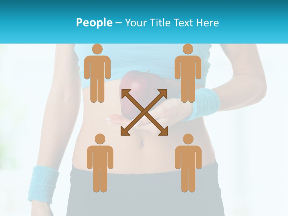 Fitness And Apple PowerPoint Template